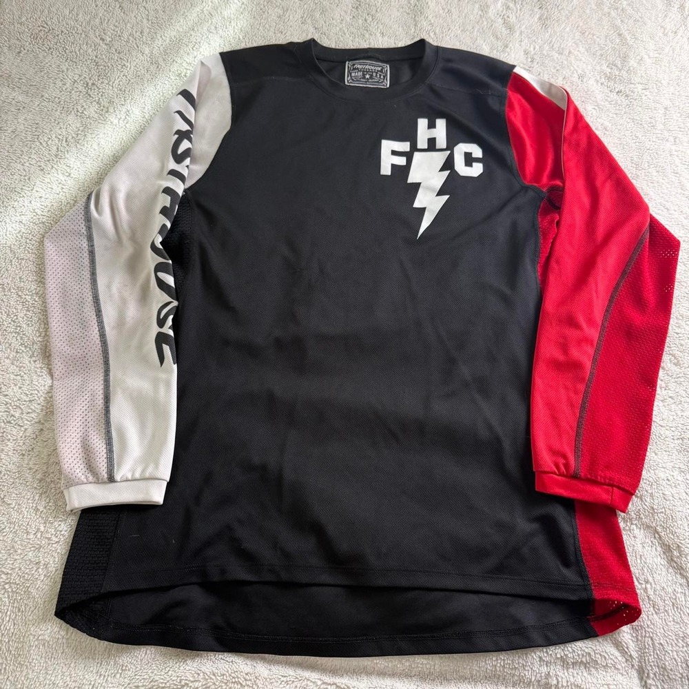 Fasthouse Threads FHC Motocross Jersey Black Size L